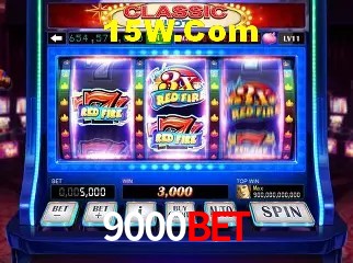 Interface moderna da plataforma 9000bet